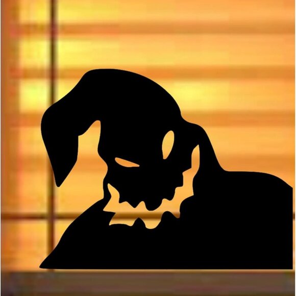 Halloween Window Cling Silhouette Decoration, Spooky Ghost Decal, 15.8 x 11.5 in - Picture 1 of 3
